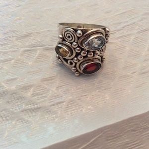 - !! HOST PICK !!  925 silver and semi precious stones ring